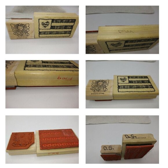 Lot of 24 Various Rubber Stamps Canadian Maple, Stampin Up, Rubber Stampede - Picture 7 of 10